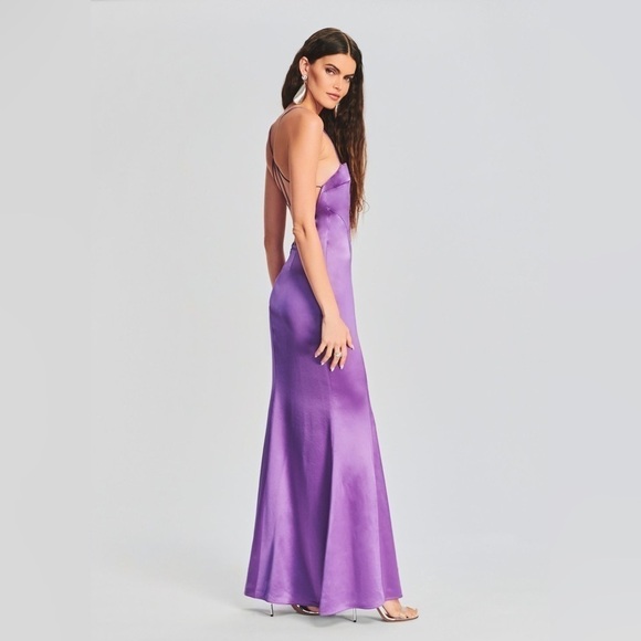 RETROFETE Lucinda Dress In Orchid Purple - Picture 3 of 8